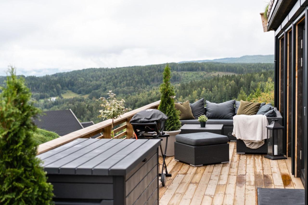 Hide Hut - Amazing View 50 Min From Oslo Villa Stange Buitenkant foto